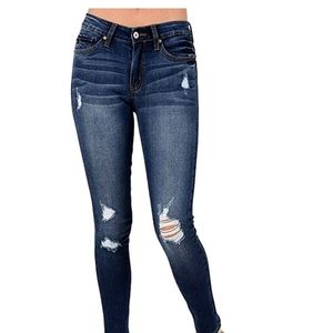 cute faded ripped jeans